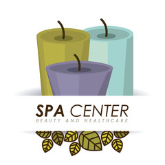 Spa design, vector illustration.