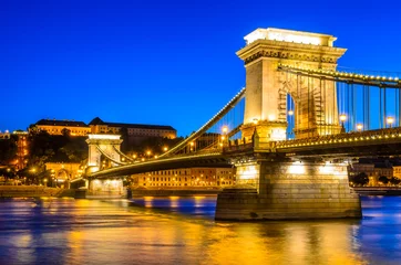 Foto op Plexiglas Kettingbrug Chain Bridge, Budapest, Hungary