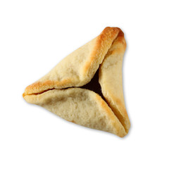 Hamantaschen cookies or hamans ears for Purim celebration (jewis