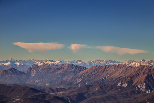italian mountains in the winter © zakaz86