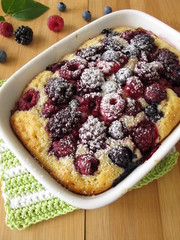 Rührkuchen mit Beeren