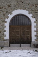 Fototapeta na wymiar saint jakov chapel doors