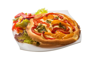 Pizza with bulgarian pepper