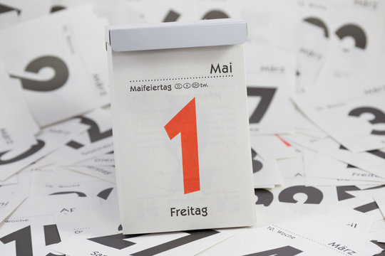 1. Mai, Abreisskalender