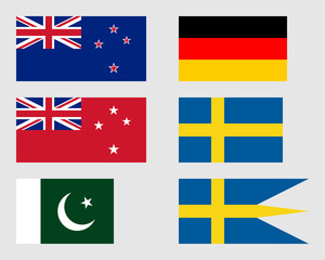 Set of flags 08.