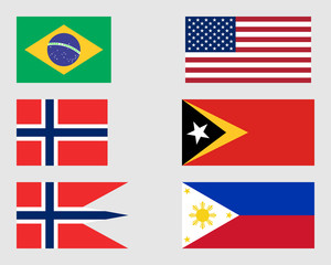 Set of flags 07.