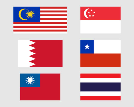 Set of flags 11.