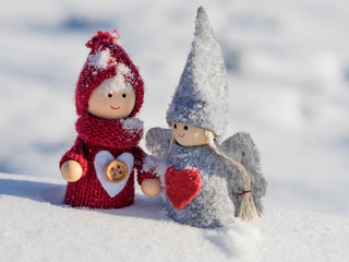 Wichtel im Schnee