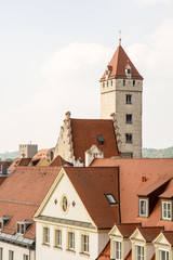 Fototapeta na wymiar Historic City of Regensburg