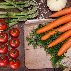 vegetables and spices