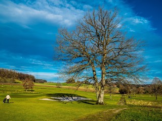 Golfen im Spätherbst