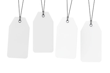 Set of Blank Tags