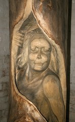 Fototapeta na wymiar carving of wood