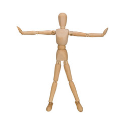 puppet isolated on white background