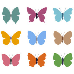 set butterfly