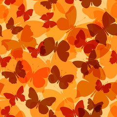 colored seamless pattern butterfly
