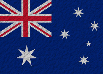 Australia flag stone
