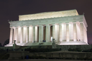 Abraham Lincoln Memorial in Washington DC USA