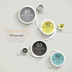 business infographic template design