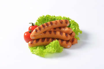 Grilled Vienna sausages