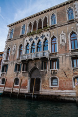 Fototapeta na wymiar Edifici su Canal Grande, Venezia, veneto, Italia