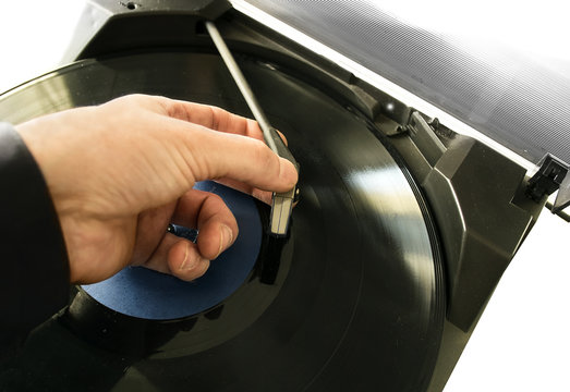 Hand on the Turntable