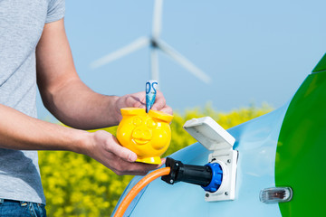 einsparung mit dem elektrofahrzeug