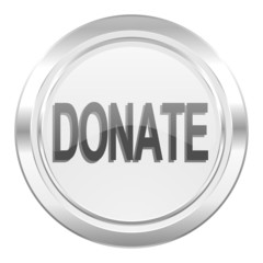 donate metallic icon