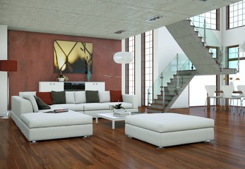 modern Loft Interior Design - 75340401