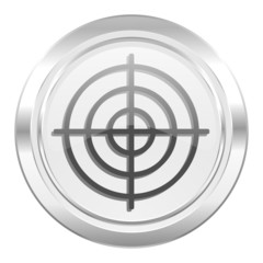 target metallic icon