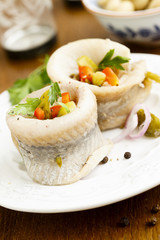 Stuffed herrings rollmops