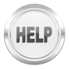 help metallic icon