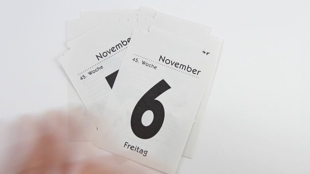 Alle Tage im November
