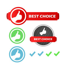 Best Choice, Set of Icons