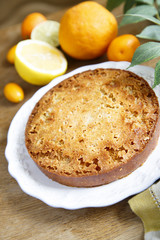 Citrus polenta cake