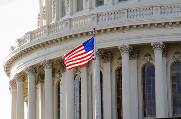 Washington DC , Capitol Building - detail, US