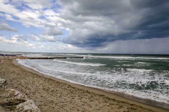 Tempesta in arrivo sul mare