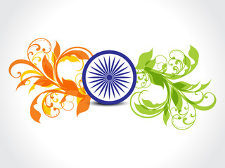 Indian republic day floral Background