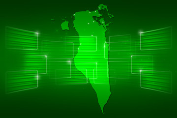 Bahrain Map World map News Communication green