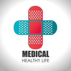 Medical design, vector illustration.