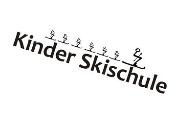 Fototapeta premium Ski - Ski-Schule...