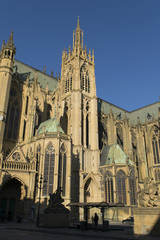 Fototapeta na wymiar Cathédrale Saint-Etienne de Metz - France