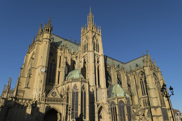 Fototapeta premium Cathédrale Saint-Etienne de Metz - France