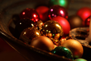 Colorful Christmas balls