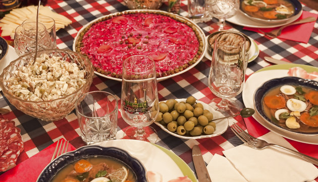 Traditional Ukrainian Christmas dishes