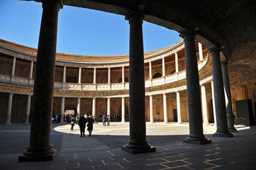 Carlos V palace, Granada, Spain