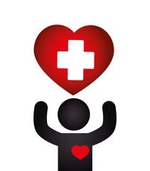 Fototapeta premium Medical design, vector illustration.