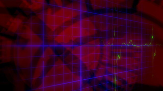 EKG heartbeat 3D crazy clocks