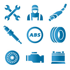 Car service icons