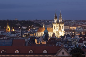 Panorama of Prague, Czech Republic